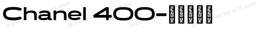 Chanel 400字体转换